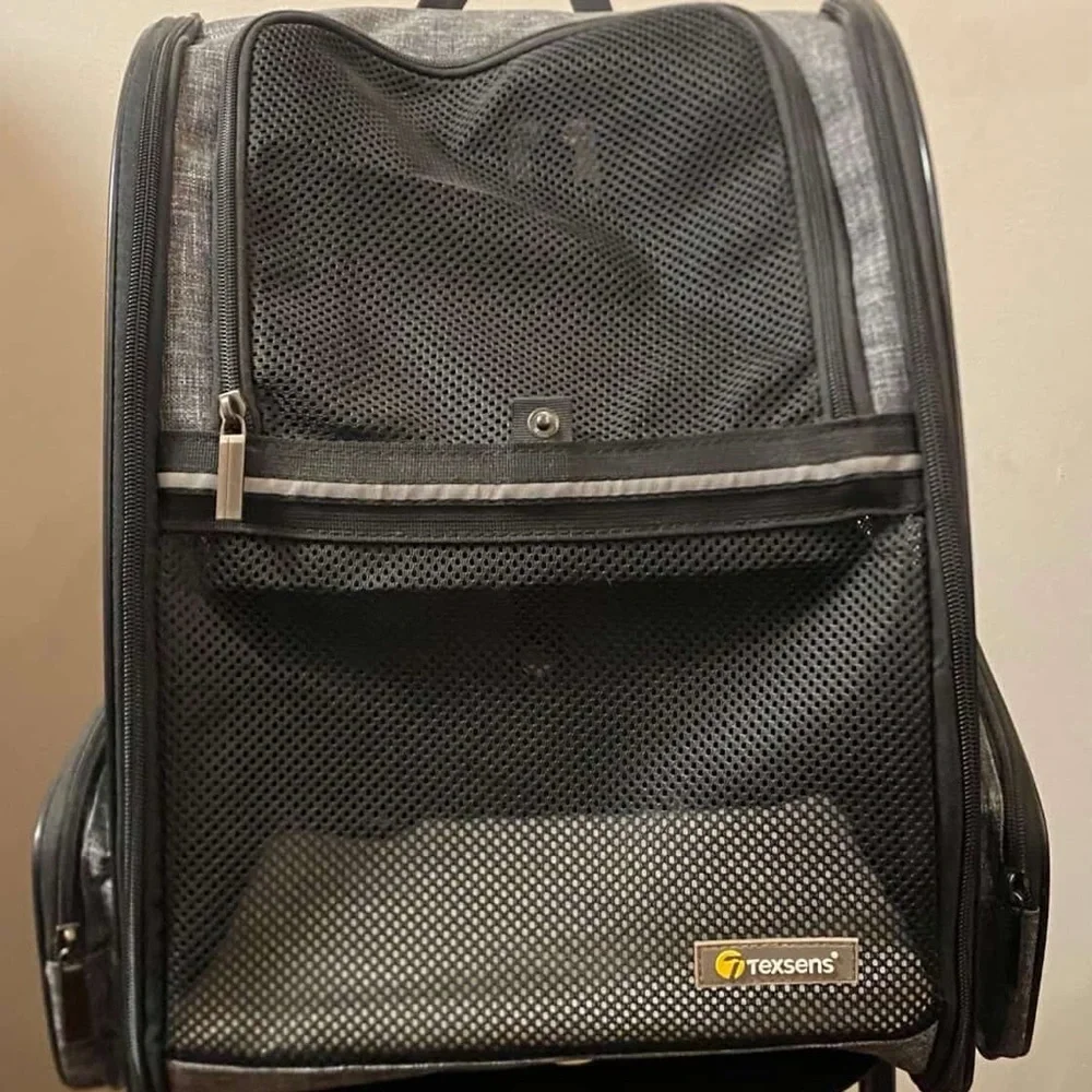 ComfortPet gray Breathable Backpack Carrier for Dogs & Cats